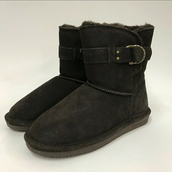NEW Bearpaw brown tessa sheepskin boots 👢 - Picture 2 of 3